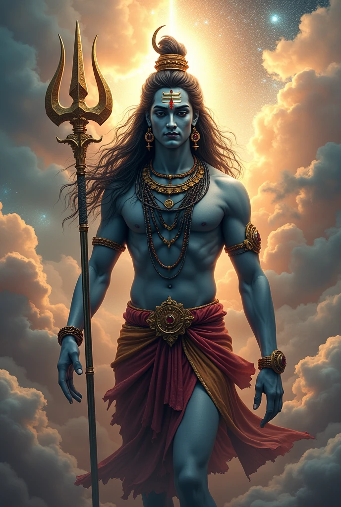 Shiv shankar nam'lord(near stand trident),third eye open power lite focus art