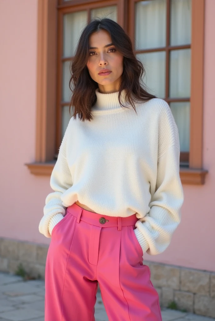 Feitatana pink hair, 1个Giant ?????? Girl, in a turtleneck sweater,, professional, photography of, Outstanding lighting, Impeccably clean, precise, plethora of colors, deep shading, clear, A high resolution, Sharp, artworks, light and shadows, Timeless beauty, Fascinating, artistry, ?????? process, ellegance, complexity, Exquisite, the detail, atmosphere, balancing, Superb, technologies, skillfully capture, Amazing, visual shock, top-quality, Striking, Professional grade, aesthetics, flawless perfection, excellence, Impeccable, attention, dynamic, Evocative, Meticulous, Depth-of-fie, vibrancy, Master's course, Thrilling, awe-inspiring, k hd, Tempting, enchanting, textur, Book Review, Fascinating, Cinematic, elite, artistry.