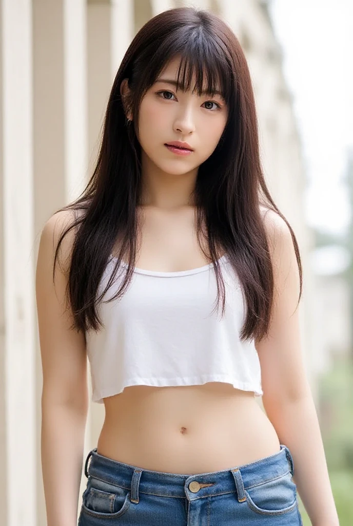 ((highest quality), 4k, High resolution, masterpiece),
Bright Morning:1.6, (flat lighting:1.6),
((Staring straight into the camera:1.6)),
a 13 yo perfectly beautiful girl(neat and clean:1.4, delicate:1.7, juvenile:1.6, cute like japanese idol:1.7, pretty:1.6, slim:1.6, Pale skin),
detailed beautiful face(baby face:1.8, small face:1.7, No makeup:1.6, parted lips:1.6),
Beautifully detailed eyes(Symmetrical eyes, Big round eyes:1.7, Shining Eyes:1.4, Delicate eyebrows, delicate eyelashes, eye bags:1.4),
delicate teeny(Delicate clavicle:1.6, Narrow shoulders:1.3, flat chest:1.1, small nipples:1.6, pussy with no hairs:1.6, Thin arms:1.2, Tight waist:1.7, small ass:1.6, Thin legs:1.4, Thin thighs:1.4, Thin neck, flat abs:1.6),
hair bun:1.1, open forehead:1.4, (no panties:1.7), (missionary sex with her orgasm:1.9),
