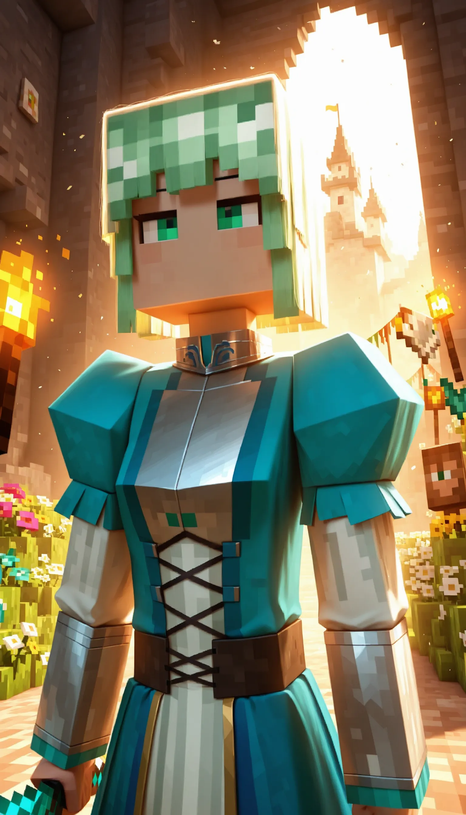 صورة Minecraft إلى صورة