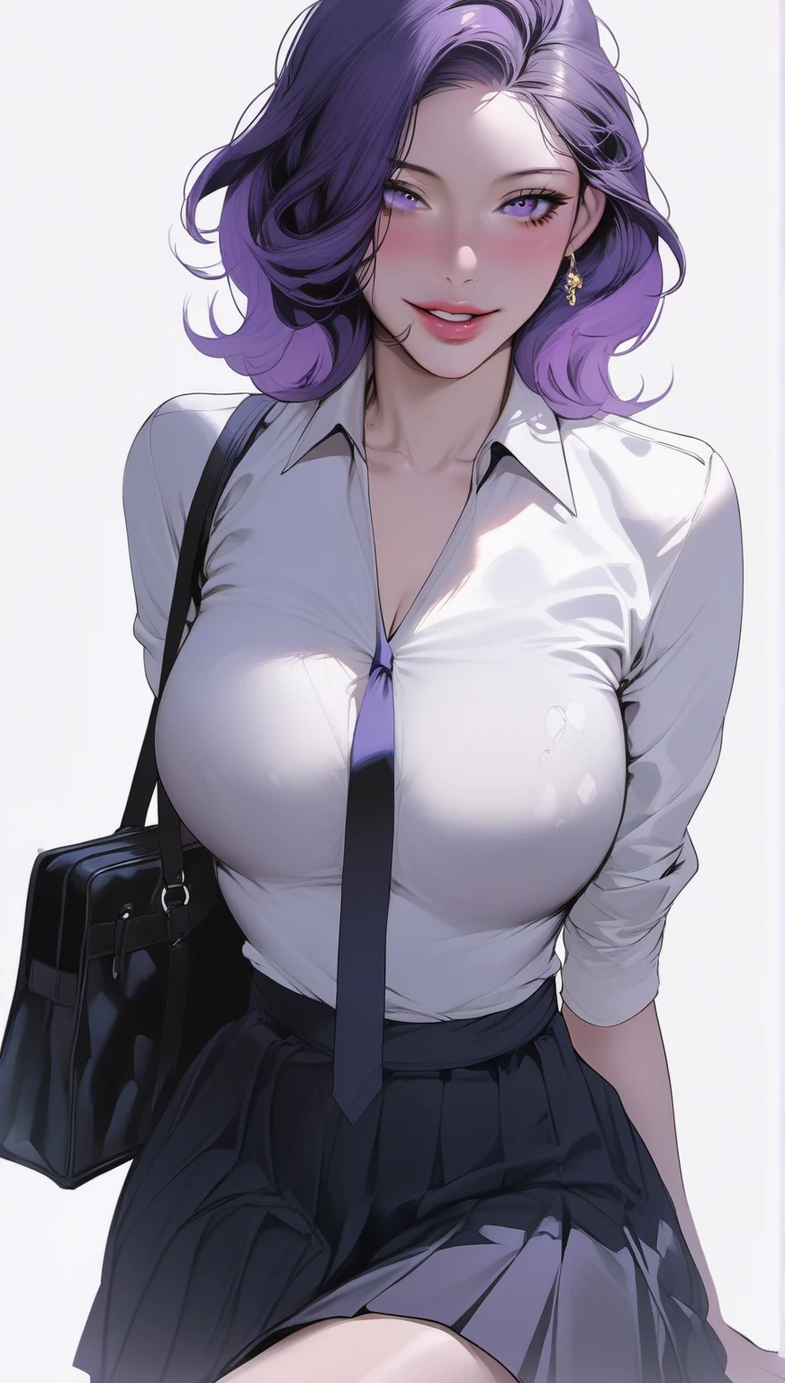 (masterpiece, best quality), intricate details,
1girl, <lora:morganaClassicLora_morganav1:1> Morgana_Default, large_breast, eye_makeup, purple_wings, (grey skin:1.4), purple eyes, purple hair,
<lora:xiala:0.8> xiala, 1girl, solo, clothes_pull, cleavage, shirt_pull, ,
