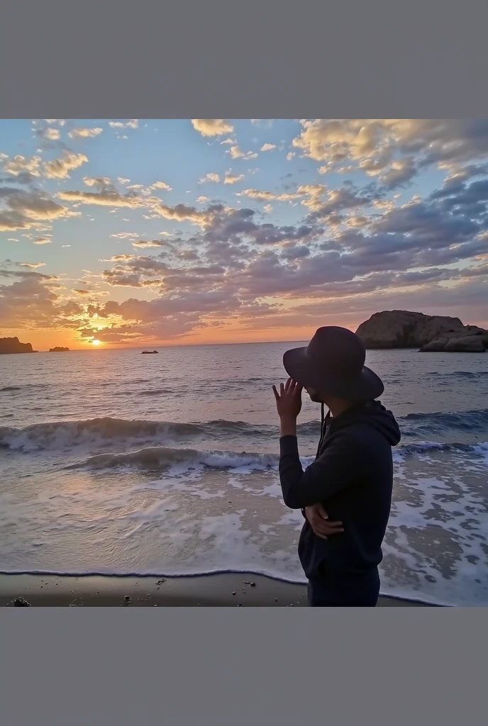 There is a woman lying on a towel on the beach, at the beach on a sunset, on the beach during sunset, on the beach at sunset, on the beach at sunset, sentado na praia, olhando para um oceano cor-de-rosa, sunset at the beach, na praia, sentado na praia, Relaxing on the beach at sunset, beach aesthetic