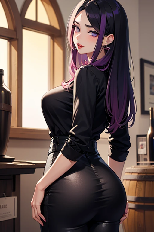 ((best quality)), ((highly detailed)), masterpiece, absurdres, detailed face, beautiful face, (detailed eyes, deep eyes), <lora:more_details:.6>, (1girl), multiple views, dynamic pose, full body, very wide shot, <lora:shihouin_yoruichi:1> shihouin yoruichi, dark skin, long hair, high ponoytail, yellow eyes, (dark skin, dark-skinned female), muscular female, medium breasts, smiling, ((orange shirt)), (black pants), (bodysuit under clothes), tight pants, sandals, white footwear, (outside, in a church, morning, sunrise)