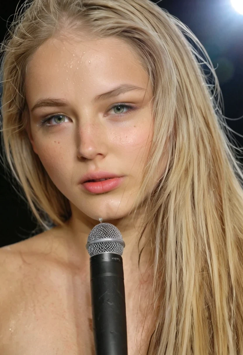 score_9,score_8_up,score_7_up, (((closeup of the body shot))), A extreme beautiful 18yo singer, a beautiful tween girl, ((young tween girll)), green eyes, freckles, ((wet hair)), (((white blonde hair))), performing her singing rock concert, singing on microphone the , naked, singing at the stage, (((stage band at background))), photorealistic, dripping wet, realistic photo, freckles, (((extreme long hair to the waist))), ((wet hair))), ((drenched)), ((soaked)), (dripping water), wet all over, wet dripping hair, ultra-realista, (realistic skin textures), (realistic expression), (proportional body), (proportional face), obra-prima, alta qualidade, highres, ray tracing, “photorealistic portrait of a beautiful!!! aesthetic!!! (((Body shot))), kodak film, ultra realistic face, photorealistic effect, 8k, perfetc eyes, perfect edges, perfetc body and hair, ultra realistic, hair with great details, face photorealistic, perfect face, perfect anatomy, photorealistic, photo, masterpiece, realistic, realism, photorealism, high contrast, photorealistic, 8k HD high definition detailed realistic, detailed, skin texture, hyper detailed, realistic skin texture, armature, best quality, ultra high res, (photorealistic:1.4),, high resolution, detailed, raw photo, sharp re, by lee jeffries nikon d850 film stock photograph 4 kodak portra 400 camera f1.6 lens rich colors hyper realistic lifelike texture dramatic lighting unreal engine trending on artstation cinestill 800, (((Body shot))), (((Body shot))), (((Body shot))),