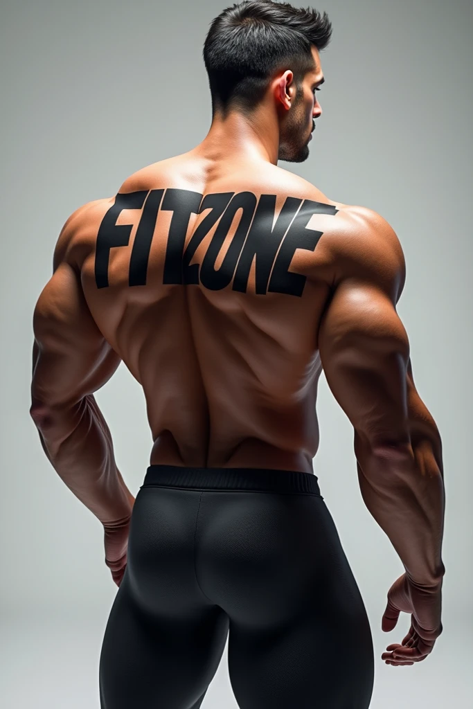change the writing of the image, leave only the title highlighted and written in Portuguese "Bodybuilding Training Techniques"