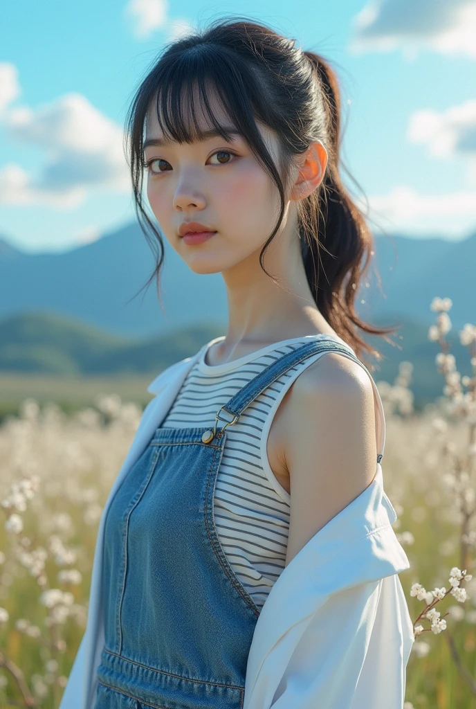 masterpiece , a girl, in a field, ( lite white short hair:1.2), (red eyes:1.2), (Crausader:1.2), (looks at the viewer:1.2) , (8k, best quality 1.2), ultra-detailed, 8k uhd, soft lighting, high quality, film grain, beautiful lighting, cinematic ,perfect body , best illumination, best shadow, sharpness, contrast, red glasses, messy hair, , absurdres high detailed face, steel armour, great sword