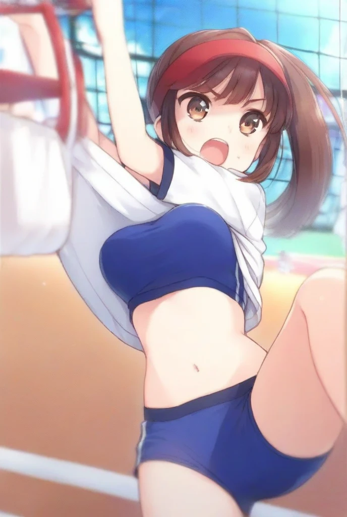 nsfw, 1girl, boys, UHD, retina, ccurate, anatomically correct, super detail, high details, high quality, best quality, HD, 4K, smile, (aamegumi, short hair , slender, brown eyes, collarbone, medium breasts), puffy nipples, (underboob, navel), snug baseball uniform, short baseball uniform, baseball bat, indoor, locker room, BREAK,
1boy, (baseball players, Baseball team members behind Megumi Kato)