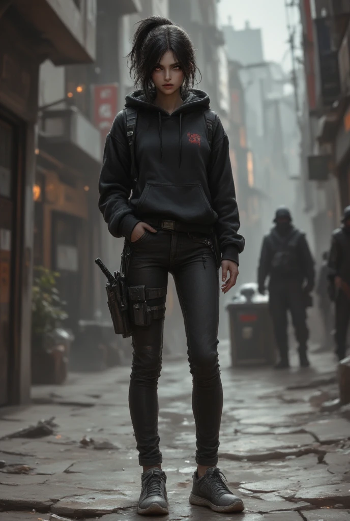 Dance template with futuristic outfit in high quality and well detailed