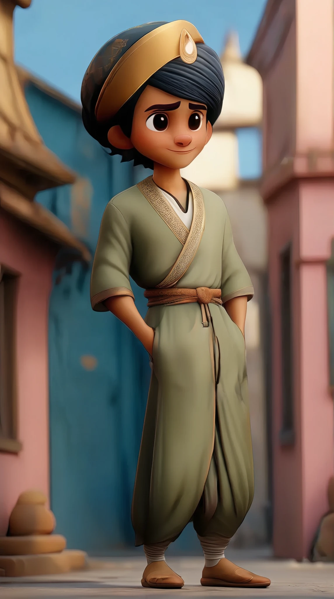 Pixar movies style kids training in the city facing the beach, usando kimonos e lutando judo