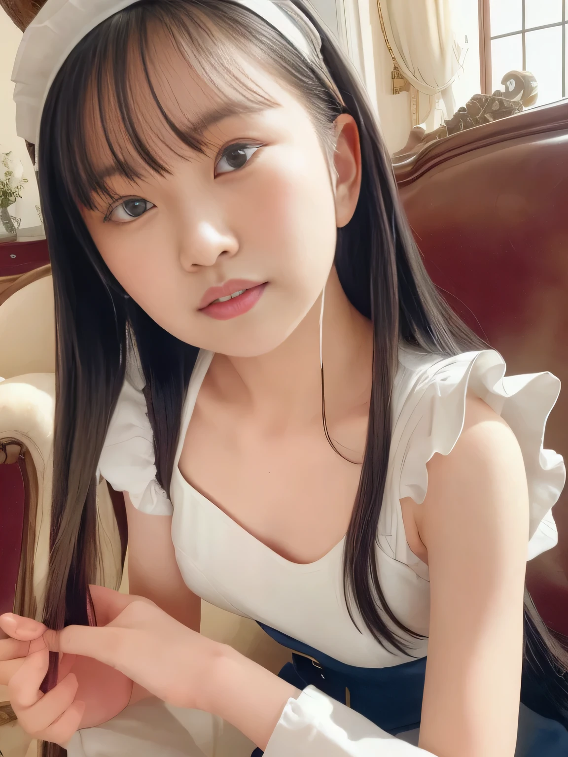 A age girl Matulbart, Master quality, Highest quality, Best picture quality, Exaggerated details, Moonlight Goddess 8 year old Asian girl,The expression is shy,a close up of a , Super beautiful girl with(Long hair / Very, Very exaggerated details and tight fit, Round breasts, Hanfu Old Chinese), Slim and high-waist, Silk lace, gorgeous chinese models, sakimichan, sakimi chan, Palace , She drives V Hanf, xintong chen, with acient chinese clothes, trending at cgstation, Realistic young gravure idol, Lolied goddess, sakimichan hdri, Miniskirt,blacksilk