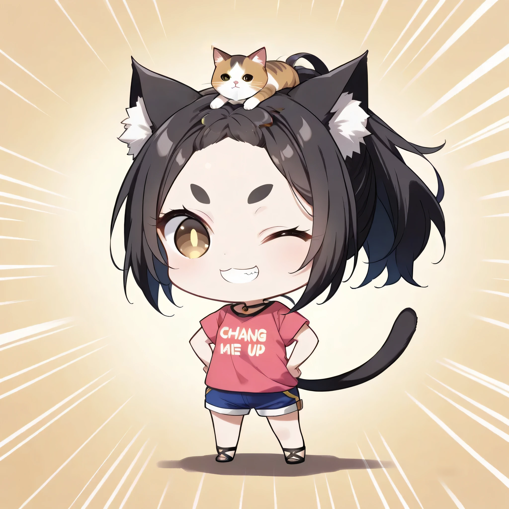 small deformed cat