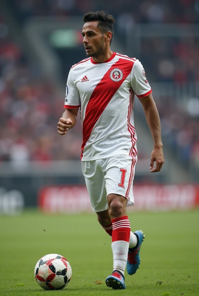 football player, with Abelfaz written on his back, is happy after scoring a goal