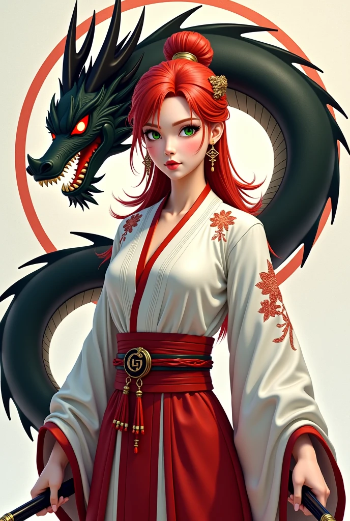 A Panda  in a warrior suite 