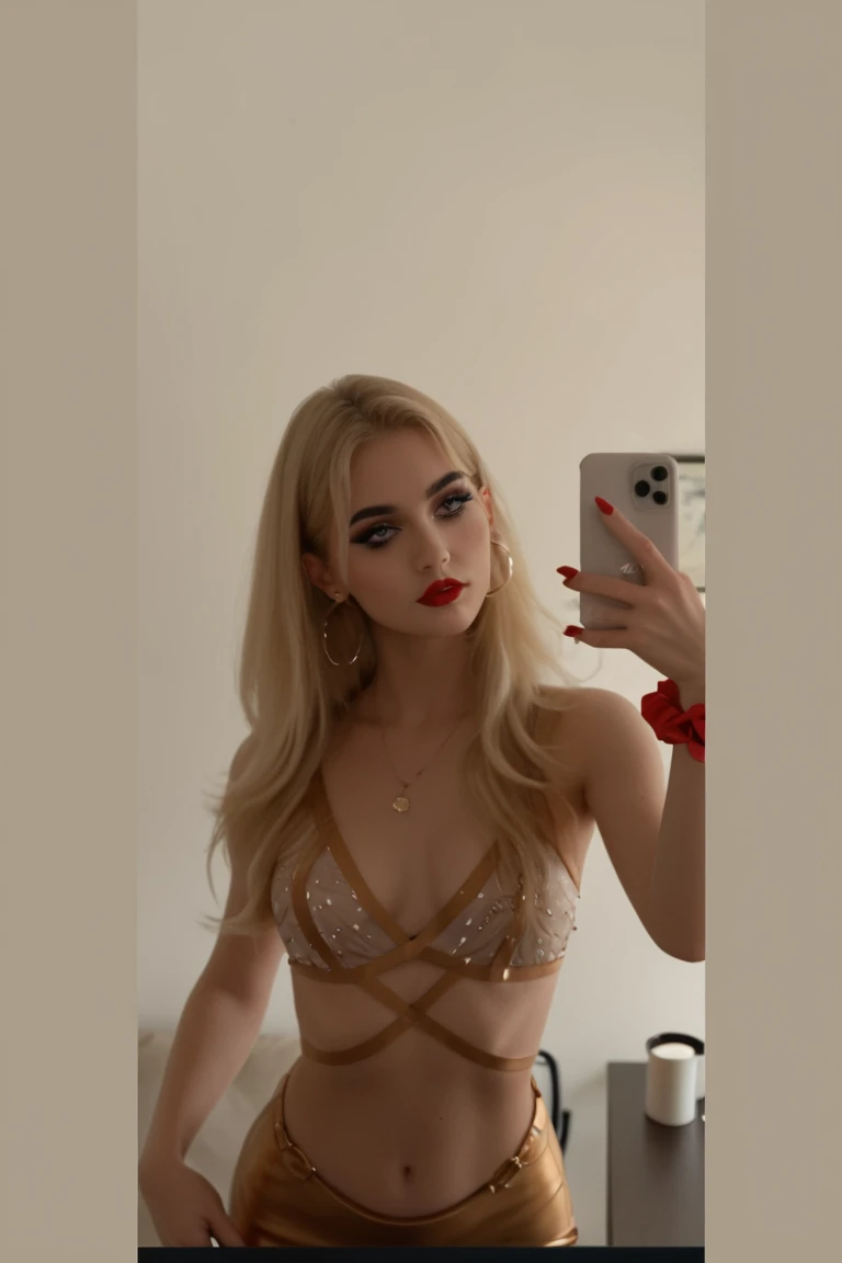 The chest is bare, Small halos, Transparent latex, pink latex,