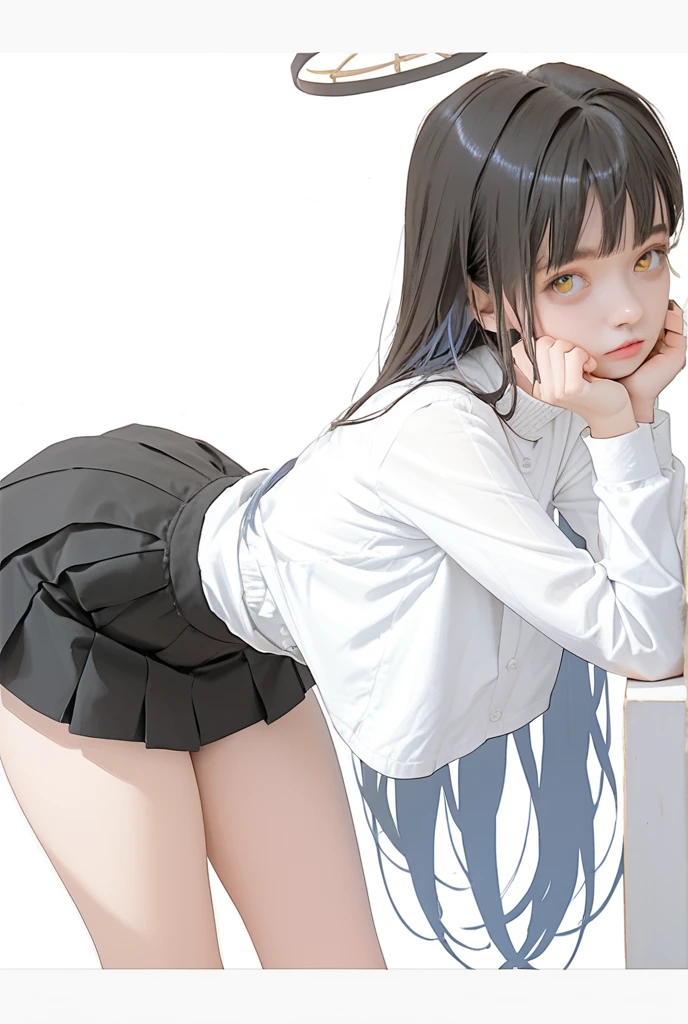 (1 person、solo), Beautiful woman, Anatomically perfect body, Slender、(OL, blouse),(Pencil Skirt、pull the skirt down:1.3), (Pussy juice:1.2)、Are standing、(Look down:1.2), 20-year-old、(highest quality)、Black Hair, (half updo)、(8k, High resolution)、(shy:1.2)、Mid-chest, (steam:1.1), (embarrassed:1.2), Erect nippleultiple angles、(Inner thighs), wide shot