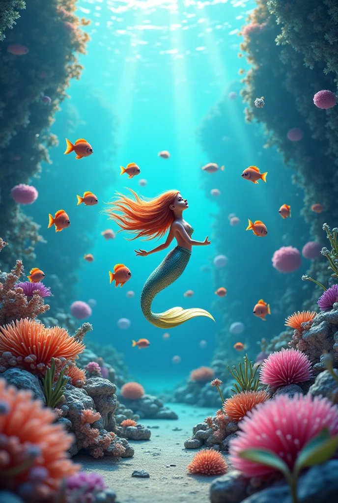 Model shooting style, (Extremely detailed CG unity 8k wallpaper), Complex liquid smoke chaotic storm in the mind, Mermaid style abstract photo, Wet skin,Require，Beautiful koi，Groups of Koi,carp，Strangely shaped corals，seabed，Beautiful coral reef in the background，rock,Marine Life，Colorful coral reefs,Decorate with coral reef,author：Petros Afshar, Ross Chen, Tom Whalen, Peter Moore, Art bud, ((underwater scenery full of bubbles)) Radiant Octane render in great detail, inspired by Yanjun Cheng, Beautiful digital artwork, Guviz-style artwork, 8K Fine Digital Art, Beautiful digital illustration, Lovely and detailed digital art, Stunning digital illustrations, A beautiful artistic illustration, Beautiful digital illustrations,8K Fine Digital Art