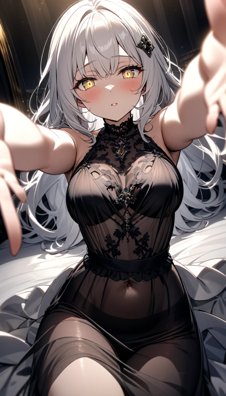 Ahegao Double Peace、whole body、(Unbroken Hand:1.2),(2 arms),(2 legs),highest quality, 4K, (High resolution:1.3), masterpiece: 1.2, Super detailed, HDR, Studio Lighting, Sharp Focus, Bright colors, Portrait, Warm tones, Soft Lighting,
