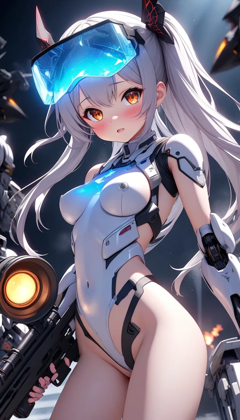 (hetero couple:2),  (cityscape:1.5), (, tople small middle boobies, und bare pu(Face of love, Im so happy:1.5), (cyborg girl:1.5), low teen, dynamic angle, stylish freee, (headphone, mechanical fuselage, mechanical clothing), looking at the viewer, (hime cut, long hair:1.5), (blue mini skirt:1.5), plastic corset, Beautiful light effect, glowing skin, (removable long sleeves, very wide sleeve:1.5), (caution decal, corporate logotype:1.2), (small open mouth:1), 
