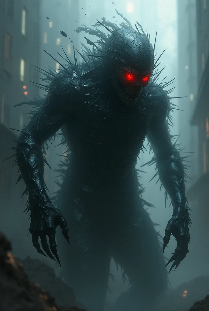 Realistic photos, RAW Photos, evil god, attacks viewer, Powerful movements, jump on prey, ((Dynamic jump)), Sharp Claws, evil god approaching from above, sudden approach, Bad-tempered, dynamic Shot from grand