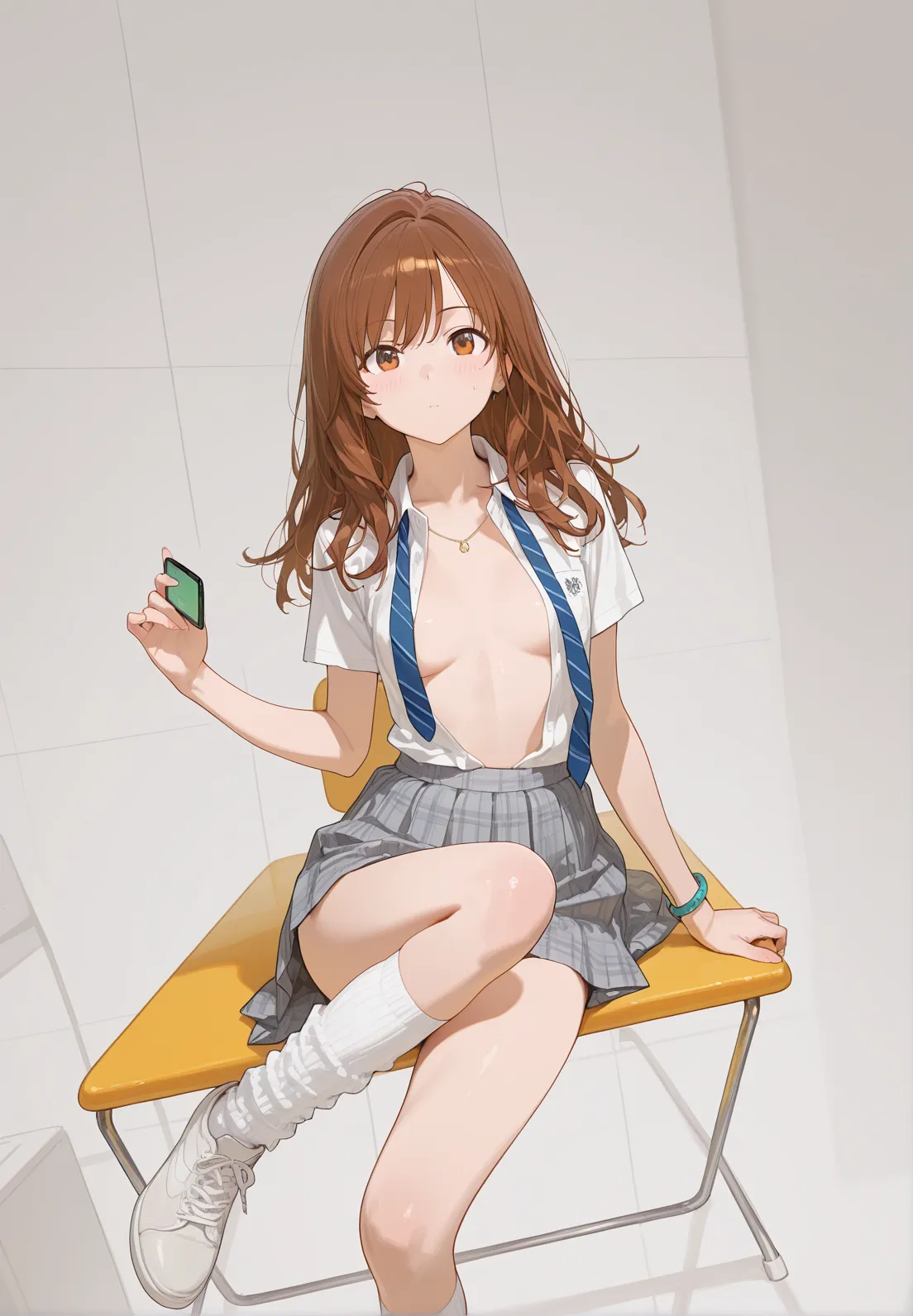 ultra - detailed, hight resolution, (current, realisticlying: 1.4), 8K, RAW photogr, (On the table), (best qualtiy), physically-based renderingt, college girls, Full nudity、Brown hair long, sandbeach,Skin burns、brownish colors、Loose socks、porn exposed genitals、Spread your legs apart,genitals with recognizable shape、quadratic element,look at genitals,cocked ass,Ultra Slim Body D Cup Bust,Raise your waist and show off your genitals、clean, hairless genitals、I can see the vagina hole、Angle from below、