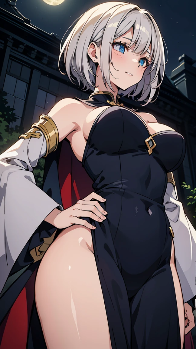 NSFW,masterpiece,Highest quality,High resolution,Very detailed,Zeta\(I want to be a secret power!\),Zeta,Animal ears、Purple Eyes、Blonde,gloves、Cleavage、tail、黒いgloves、Clothing cutouts、Cleavageの切り抜き,Luxurious mansion,Party Venue,table,noble