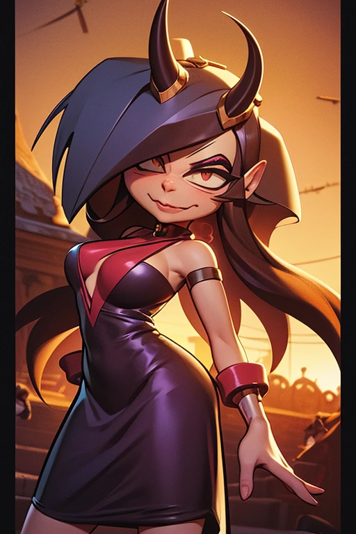 ((masterpiece, best quality)), insaneres, absurdres, solo, outdoors,
Dress_Mirage_ownwaifu,
1girl, cat girl, eyeshadow, hair ornament, snout, long hair, fangs, green eyes, dark skin, animal ears, dark-skinned female, black hair, furry female, yellow sclera, colored sclera, jewelry, pointy ears, colored skin, animal nose, medium breasts, makeup, tiara, black skin, cleavage, head rest, neck ring
midriff, crop top, armlet, long skirt, navel, no humans, red skirt, egyptian, shoulder armor, armband, elbow gloves, bare shoulders, dress, egyptian clothes, red dress, sleeveless, tube top,
(wading, looking back), water,<lora:CARTOON_AladdinTV_Mirage_ownwaifu:0.75>,
lens flare, depth of field, bokeh, embers, vanishing point, looking at viewer,
