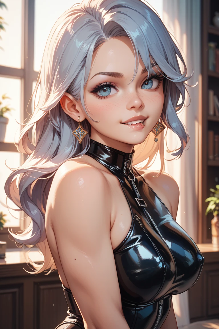 Succubus Maiden, Plump body, The Mark of the Succubus, Color expressions, Sexy clothes, sexyposture, Shiny hair, rough breath, full blush, Gradient hair, hair one side up, A high resolution, High detail, Depth of field, Sparkle, Chiaroscuro, Ray tracing, Lens flare, Sony FE, baroque, Best quality, Textured skin