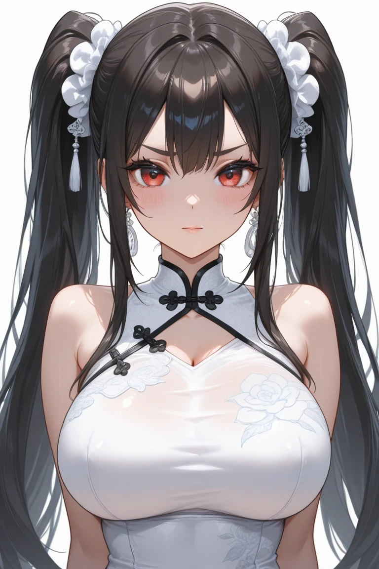 ((best quality)), (Ultra Detailed), ((Extremely detailed)), (fair), ((Kawaii girl)), ((Ultra HD)), (masterpiece), (high quality), (best quality), (4K), (high quality), (1 girl), (Random Action),Parted bangs, ((Hair intake)), Long hair, (Random Hairstyle), Larger breasts, slim body, (Siamese cheongsam), (Transparent fabric) Succubus normal arm
