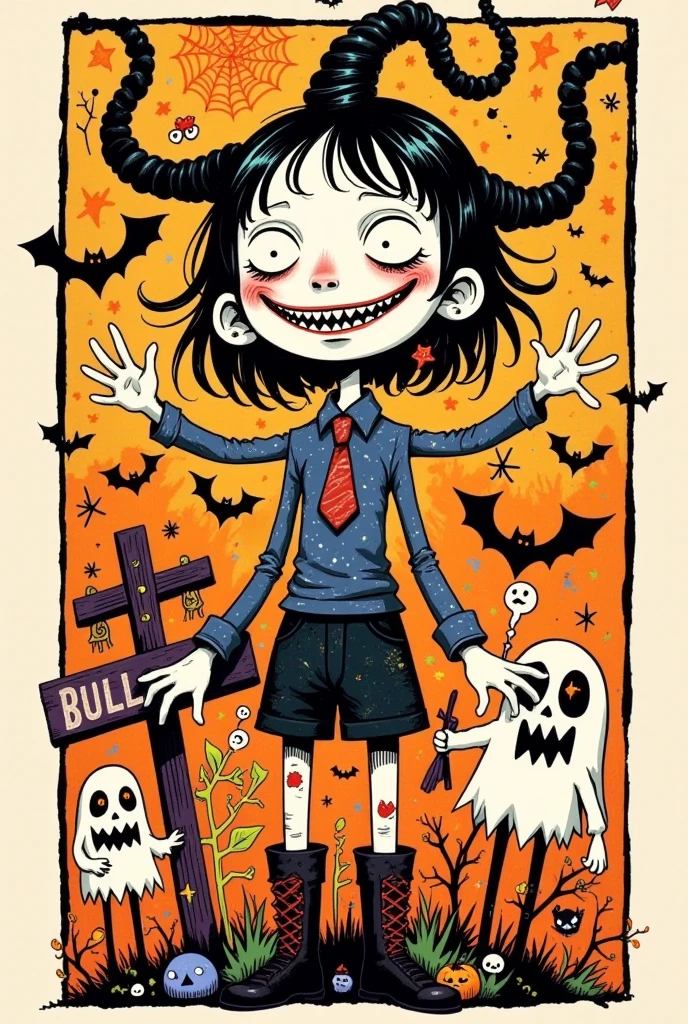 logo design, Keith Harlin ( Keith Harlin ) style: Halloween,funny illustration