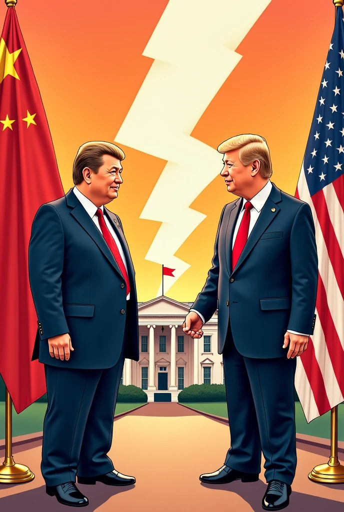 president Xi biting off president putin's head