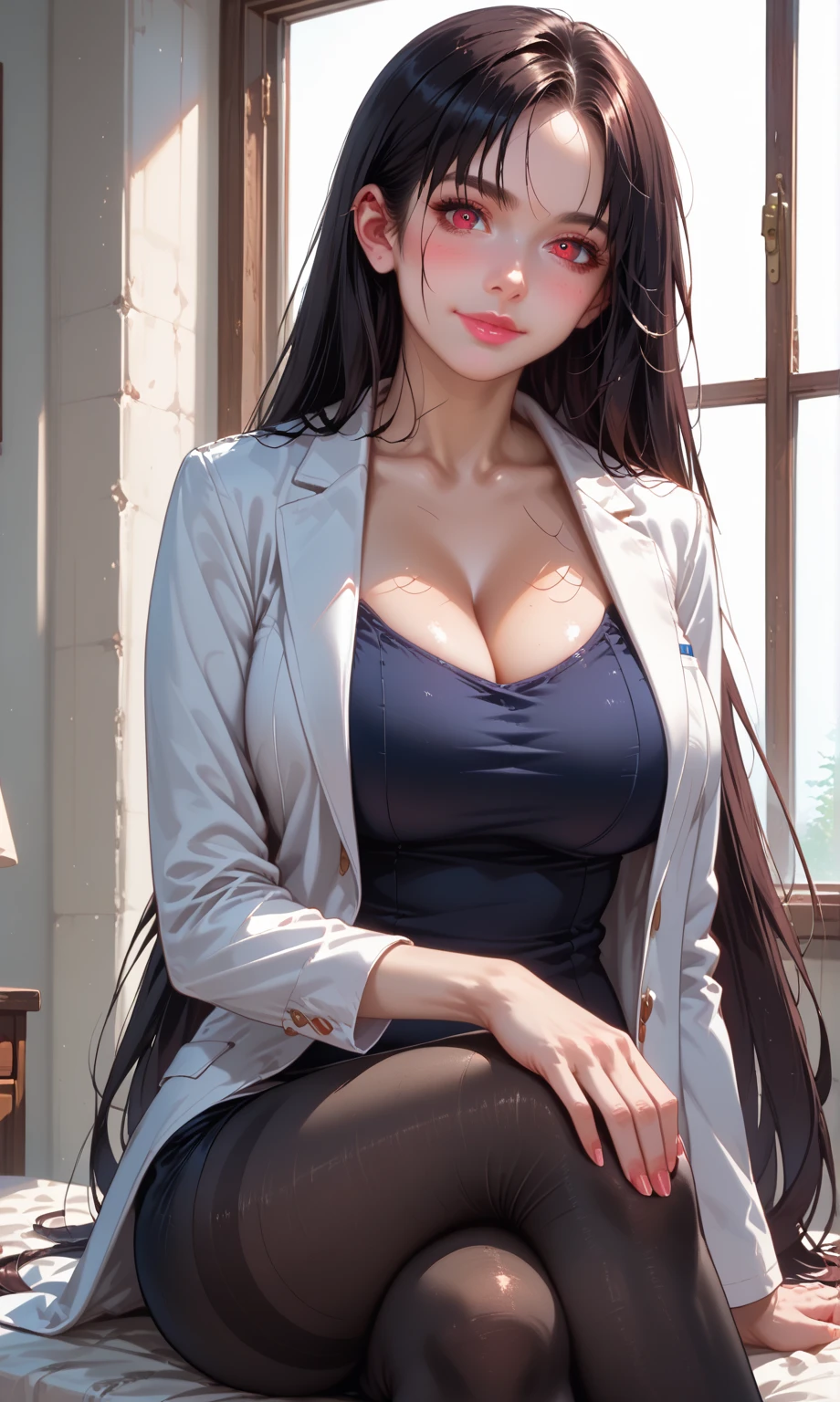 1boy, Ekkarit Masiha, black hair, blue eyes, red shirt, blue jacket, white jeans, white shoes, standing, collarbone, full body, male focus, anime, (best quality,4k,8k,highres,masterpiece:1.2),ultra-detailed,(realistic,photorealistic,photo-realistic:1.37),vivid colors,studio lighting,extremely detailed face and eyes,beautiful detailed eyes,beautiful detailed lips,longeyelashes