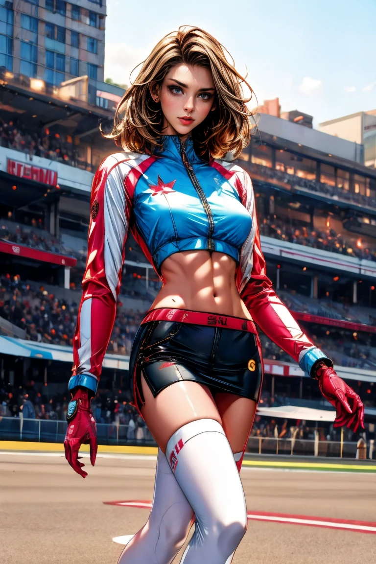 (1girl:1.3), Solo, (((Very detailed face)))), ((Very detailed eyes and face)))), Beautiful detail eyes, Body parts__, Official art, Unified 8k wallpaper, Super detailed, beautiful and beautiful, beautiful, masterpiece, best quality, original, masterpiece, super fine photo, best quality, super high resolution, realistic realism, sunlight, full body portrait, amazing beauty, dynamic pose, delicate face, vibrant eyes, (from the front), She wears Spider-Man suit, red and black color scheme, spider, very detailed city roof background, rooftop, overlooking the city, detailed face, detailed complex busy background, messy, gorgeous, milky white, highly detailed skin, realistic skin details, visible pores, clear focus, volumetric fog, 8k uhd, DSLR, high quality, film grain, fair skin, photo realism, lomography, futuristic dystopian megalopolis, translucent