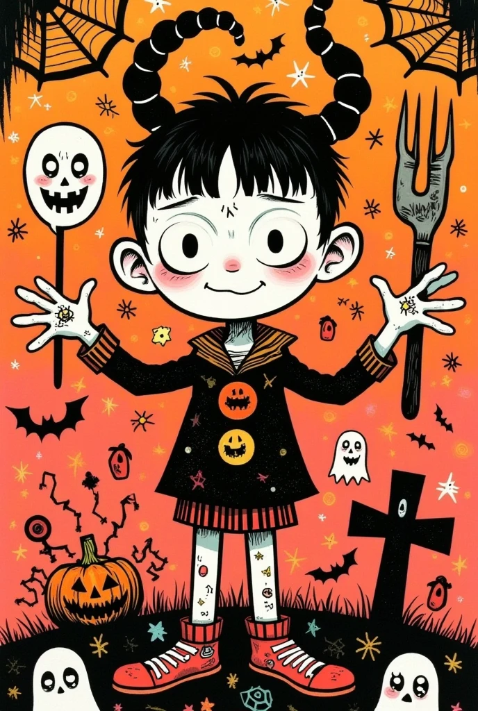 logo design， Keith Harlin ( Keith Harlin ) style: Halloween,funny illustration