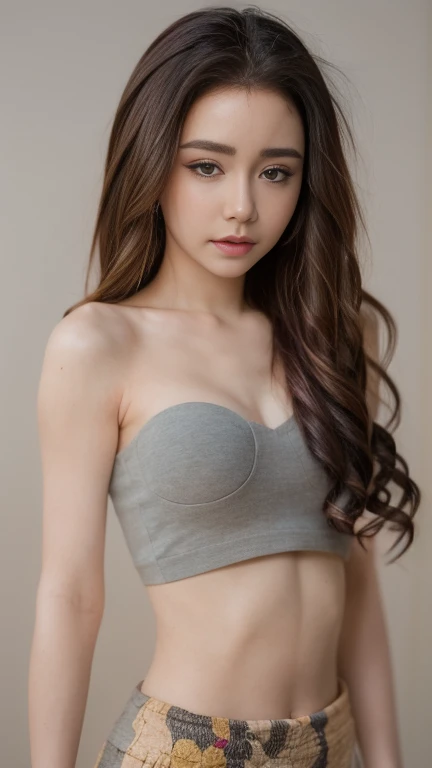 Beautiful Model , Virtual Fashion,Random fashionable hairstyles、Near future, Curve Details , double eyelid, Simple Background，short dreadlocks，((naked))(masterpiece, Professional Lighting, 16k, 8k wallpaper, RAW Photos, Realistic:1.8,Standing with hands on hips， Very detailed, Gentle, natural light coming from the front, Fine skin, Detailed face, Fine Eyes, Skin Texture, Structure of the film, Detailed Background:1.2 ), , ((Perfect Slender Body))Cute beautiful woman: 1.4, Thin chest: 1.2,Natural pubic hair，Random sexy poses，