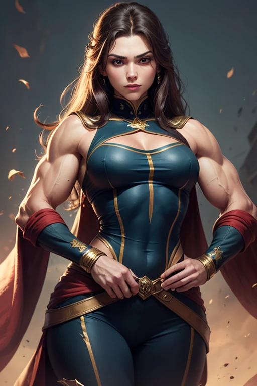 8K,Muscular々Goddess of Destruction,Super Beauty(Like the real thing),bulging muscles,Golden Eyes,Golden shorthair,Gorgeous goddess outfit,Gorgeous Goddess Shorts,Stern expression,Outside the Celestial Palace,Perfect Anatomy,charm,Volume measurement,Body balance,Digital single-lens reflex camera, Soft lighting, Detailed Background, Written boundary depth, Volumetric lighting, Sharp focus, Absurd, Realistic proportions, Excellent anatomy, (Realistic, 超Realistic:1.4), 16K HDR, dawn,A High Resolution,super Realistic 肌,Super beautiful expression,Fantasy art,Character Art,Wind effects:1.9、Cloud Effect:1.2、Full Rendering、Professional quality high resolution、Perfect contrast、Perfect lighting、Perfect composition、Perfect Skin、Perfect Fingers、Perfect breasts、Perfect Hair、Perfect Face、Realistic facial features,super highest quality,Slim figure,Perfect body line,Perfect hand shape,Anatomical body balance,Highly detailed face,Highly detailed eyes,Beautiful Lips,Excellent light particles,Cinema Lighting,Makeup,Ultra-high resolution,Ultra-Realistic Skin,God of Destruction Gauntlet,God of Destruction Leggings,Muscle Body,Hard and strong abs,Golden shorthair,Battle Mode,Ready to fight,Hard Fist,anger,rage,Cloak of the Goddess of Destruction,Overflowing with power,In combat,