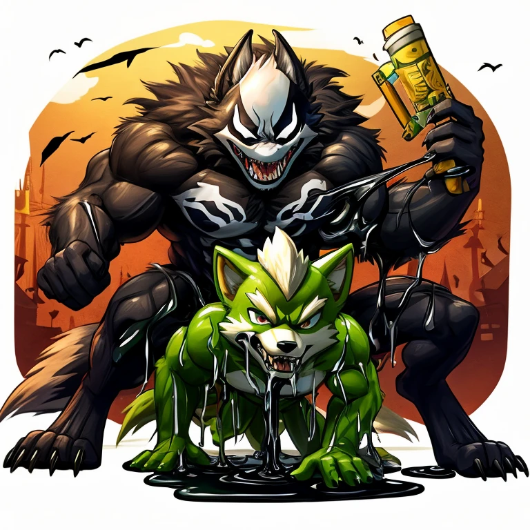 yellow and black, medieval deformed goblins, with sharp claws, in the style of Mork Borg, strong contrast, grunge dirty punk splash art, black metal zine