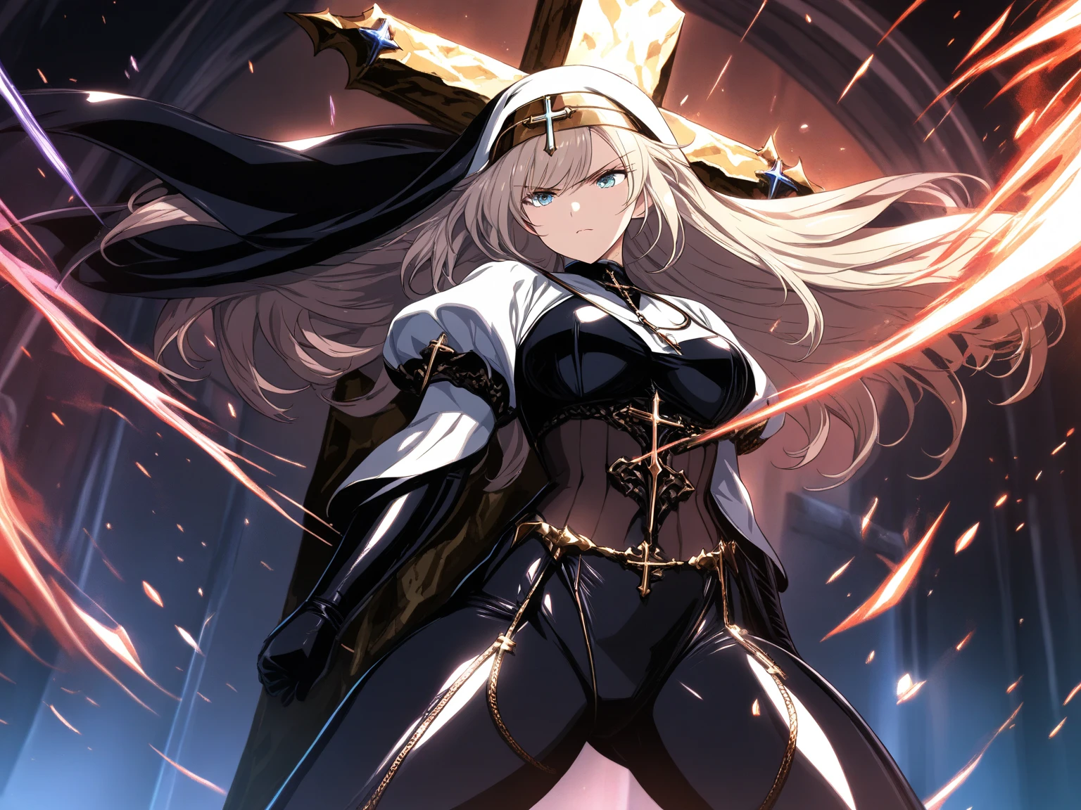 high quality,HD,16K,Sharp Line,1 Girl,fantasy, (Fire Spirits),Pretty Face, Large Breasts, Beautiful legs,In the water,Focus Girl,detailed Pretty Face,Detailed clothes,beautiful eyes,Cool,Sexy,Dynamic Angle,穿着华服的神明Strike a pose拍照, Ancient mysterious sexy goddess, Traditional beauty woman, Beautiful female warrior god of war , Beautiful sexy goddess, Gorgeous role-playing, high, Beautiful young girl, Beautiful woman, 华丽Beautiful woman, Complex clothing,Chinese Mystical Aesthetics, Beautiful goddess ancient mysterious girl, Extremely detailed shot of the goddess, Jaw-dropping sexy beauty, Big breasts deep neckline sexy belly button(butt), (bedroom), (Sexy Girls), masterpiece, best quality, Bangs, blush, Chest, clavicle, Eyebrows visible through hair, (Ombre gold hair), Jewelry, Long hair,Bright Eyes, ring, (solitary), illustration, fashionable, miss, Strike a pose, background, element, confident, Express, Accessories, majestic, striking, key point, Dynamic poses, ((plump)), (purple))Woman in transparent dress,Viewer,(((Full breasts, Keeley University))),Slim waist,(Navel exposed,Bare waist), Long hair, extreme detailed details, 详细的fantasy艺术, Stunning character art, Beautiful and exquisite character art, Beautiful transparent dress, Very detailed, Large Breasts,Chest,Golden ratio figure,Beautiful figure,Ultra wide-angle shooting,Full body shot拍摄,Body close-up,Full body shot,Wearing a pleated tulle skirt,柔和动漫illustration, 柔和的深色background,Fujifilm XT3 Clear focus, f 5.6, High Detail, Clear focus,(Wearing openwork clothing),, (Natural light), (Tempting)translucent, Good velvet quality, Compared, Divine Light,, Silver hair, 夜空background, Absolute Strength,Female Shinmei,穿着性感丝绸的Female Shinmei,,Large Breasts,Chest,Golden ratio figure,Beautiful figure,Ultra wide-angle shooting,Full body shot,Body close-up,Full body shot, Wearing a tulle dress, Model shooting style, Large Breasts,饱满Chest,Golden ratio figure,Beautiful figure,(Extremely detailed CG 8k wallpaper unit), The most beautiful artistic photos in the world, , 8K 超HD, ) ,Sexy姿态,Sexy表情,best quality,masterpiece,Ultra-high resolution,(Practical:1.4),original photo,Ultra-high resolution