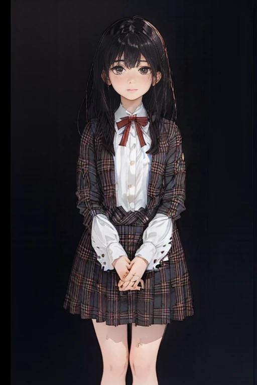 (masterpiece, best quality), 1girl, beautiful face, <lora:Nogizaka_8th:1> nogizaka_costume,