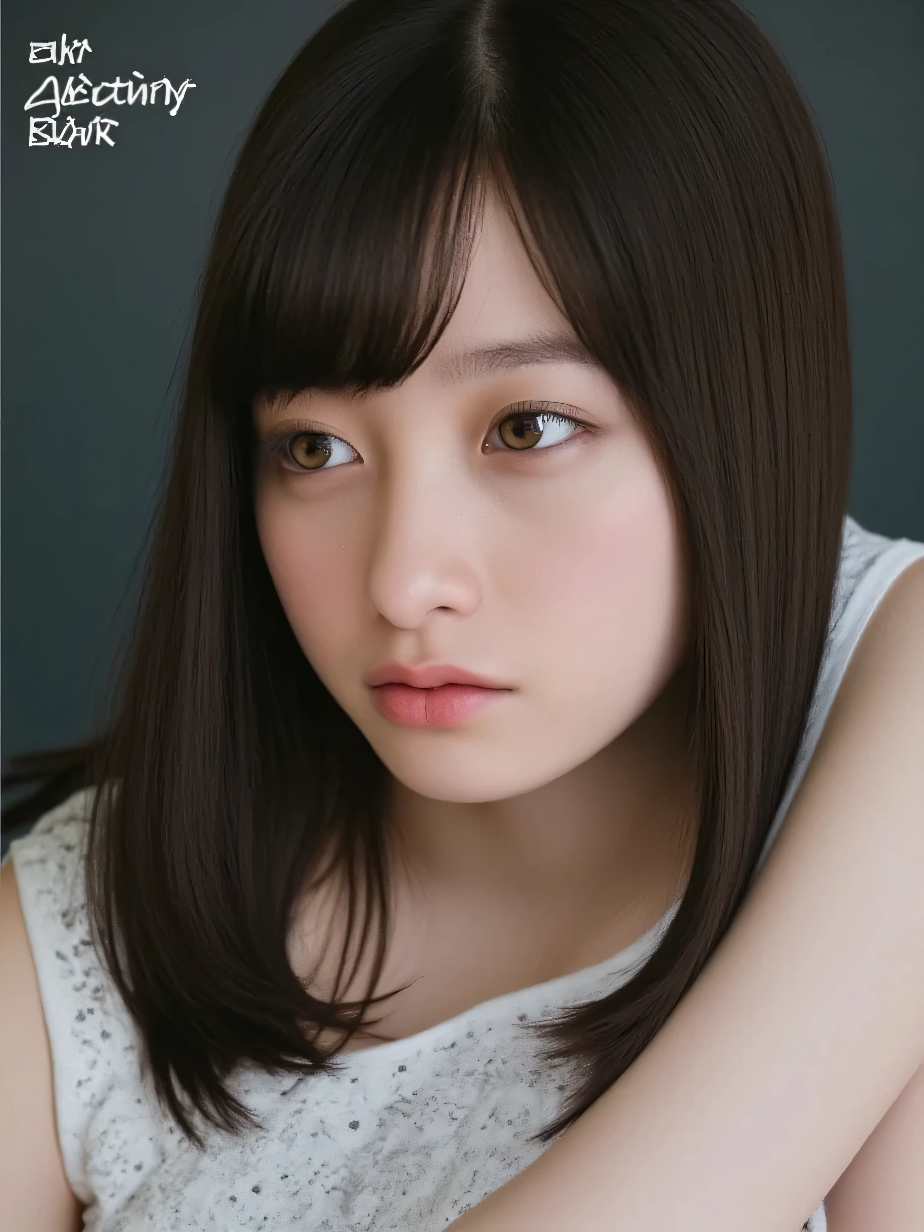 girl, black hair, long hair , mouth 、Front of face, Face looking down at the center , Focus on Faces , Accurate eye expressions,Accurate facial expression, masterpiece, Ultra High Resolution , 非常に detailsな, details, detailsな目の表情 , 最 high quality , Porcelain Skin , The best face, Accurate representation of teeth,Accurate gaze expression, Accurate expression of eyes, Bright and Shining Face, light shines on her face , ( sticking out her tongue ), Exposed shoulders , ( exposing her sternum ), Chest exposed , Brazier exposed, ((Black bed background )) pictures , masterpiece, 最 high quality ,16k,8k, beautiful, exquisite,extremely 、finely 、 high quality , Ultra High Resolution , 超 high quality , beautiful face, Japan , ( High resolution posing with a sexy expression on her face ), (( mouth :1.6)),(Ultra-detailed beautiful faces:1.10), (Ultra-detailed beautiful slim body:1.9), 18 years old, ( Super Detailed Beautiful Japan Beauty Female Idols:1.7), she has her hands around her back , black hair、 Viewer、 simple background、uniform, white shirt 、超 detailsな, ポートレート pictures, Face with more delicate eyes , realistic