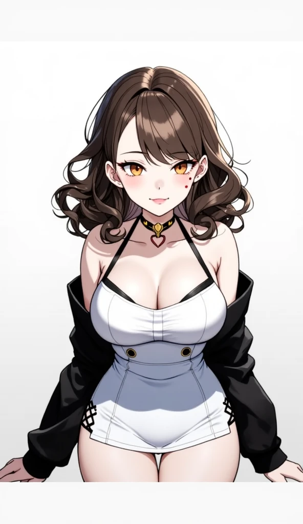 ((junkotvv cabello negro, ojos rojos, orejas de gato, coletas)), ((Safety、Absolutely safe、Safe and secure、All ages、Safetyセンサー)), (cinematic lighting、key light:Front diagonal 45 degrees, fill light、Backlight、Shadow、blue and orange color palette), accurate human body、knowledgeable person、Correct five-finger、Raw photo、 4K - ultra-vivid、highest quality, masterpiece, ultra high resolution, (reality: 1.4),
(((oil skin,glowing skin、realistic skin texture、fine and beautiful skin、shiny skin、shiny skin)))、
upper body shot, camera angle is low, written boundary depth, Focus on the center, fine eyes, perfect face and eyes、
At amusement facilities, game machine, game machine,
girl, early teens, black oversized shirt with pockets, black mini skirt, Purple collar, earrings,
thin, Are standing , Naughty,
zettai ryouiki, Absurd Solution, absurd, highest quality, (((big breasts)))、