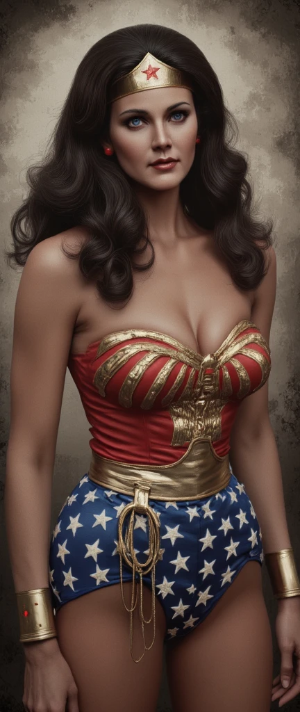 (Huge boobs:1.8), curly hair