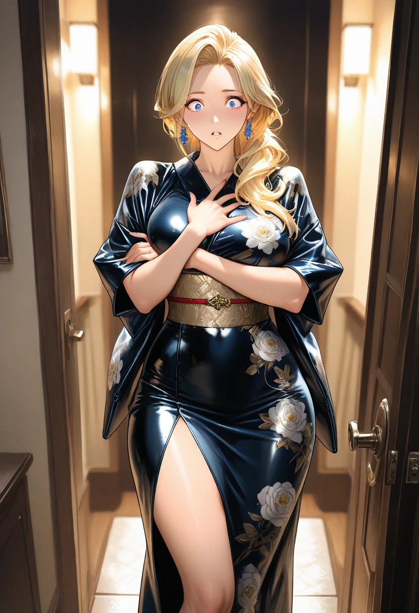 Elf woman, Glasses,lace, colourful long skirt, long skirt, waist pouch, harness, Elf, Japanese animation, game character, middle Ages,(best quality,4k,8k,high resolution,masterpiece:1.2), Super detailed, actual, china hanfu, Chinese architect background, red scarf, hair accessories, necklace, jewelry, pretty face, detailed body, todorov effect, dark studio, edge lighting, two-tone lighting, (High detail skin:1.2), 8K Ultra HD, DSLR camera, soft light, high quality, Volumetric lighting, confess, photo, high resolution, 4k, 8k, Bokeh, Girl in red,Very sexy milf,huge ass