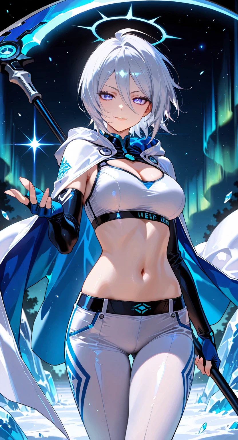 A girl whose belly button is taken by lightning