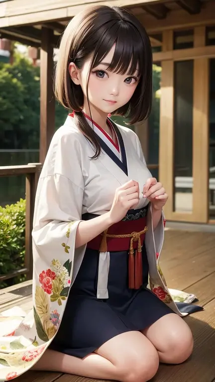 8k、highest quality、masterpiece、超A high resolution、photograph、Beautiful Japanese Woman&#39;The elegance of、Single-lens reflex camera、There are some good ones too、Transparent atmosphere、Sexy lips、Diagonal bangs、Beautiful Face、Medium Long Hair、Creating Bangs、smile、Natural soft light、22 year old woman in suit、Wore skirts、Country Road、cycling