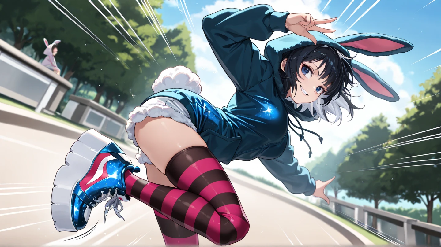 Rinwell,女の子1人,(masterpiece:1.2),(Highest quality),(Super detailed:1.2),(High resolution),(Highest quality),(An illustration),8k,Cinema Lighting,(Written boundary depth),(Sophisticated lighting:1.2),Rear view of a woman riding a bicycle,(Racing Suits),(Racing Gloves),((Looking Back)),((Butt)),(Sweat),(Hand,detailed,perfect,perfection,Hands),(riding bicycle)