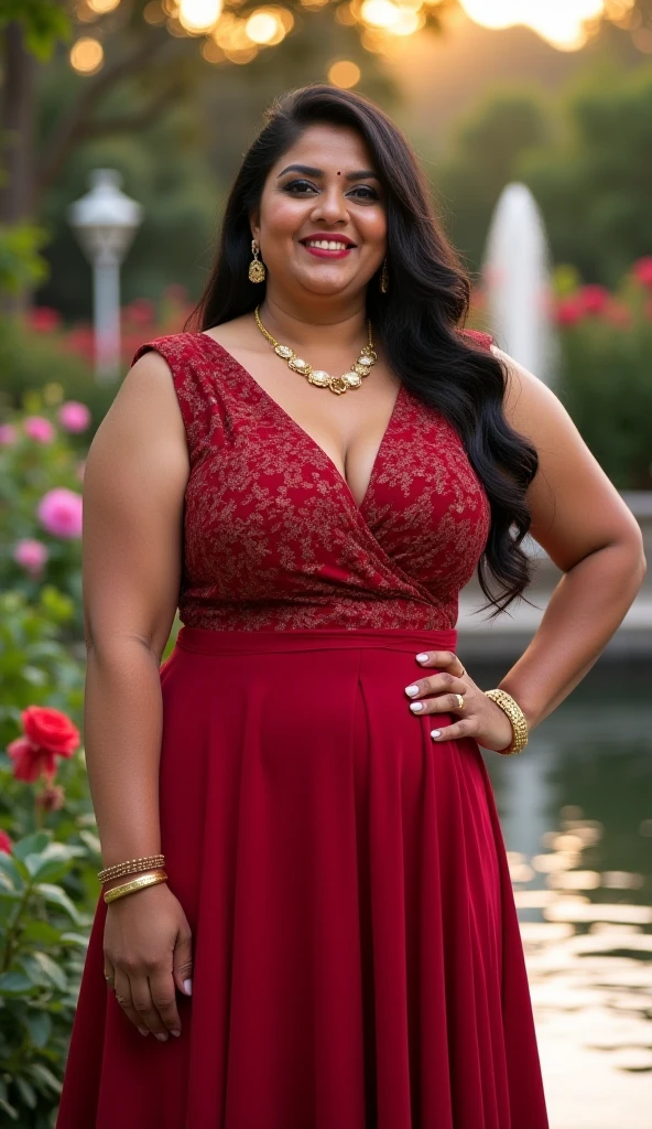 A woman who have big breast