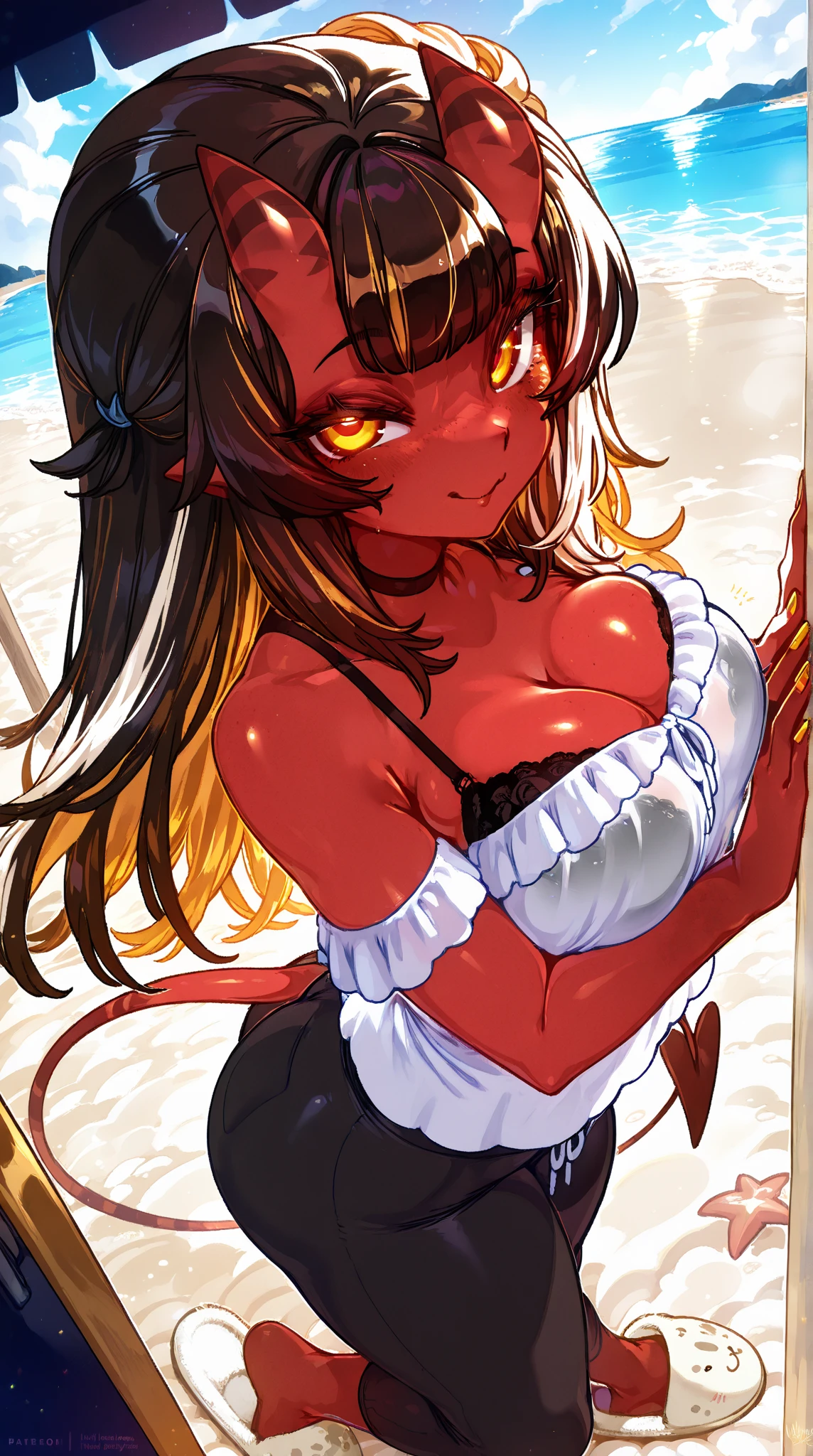 femenino, 1 joven, Body with muscles, estilo: chica poco femenina, small breasts, Baja estatura, (color de los ojos: color avellana), (Color de piel: dark tan), color de pelo: rubia sucia, Hair estilo: Cabello corto ondulado algo desordenad, desnuda, lleno de semen