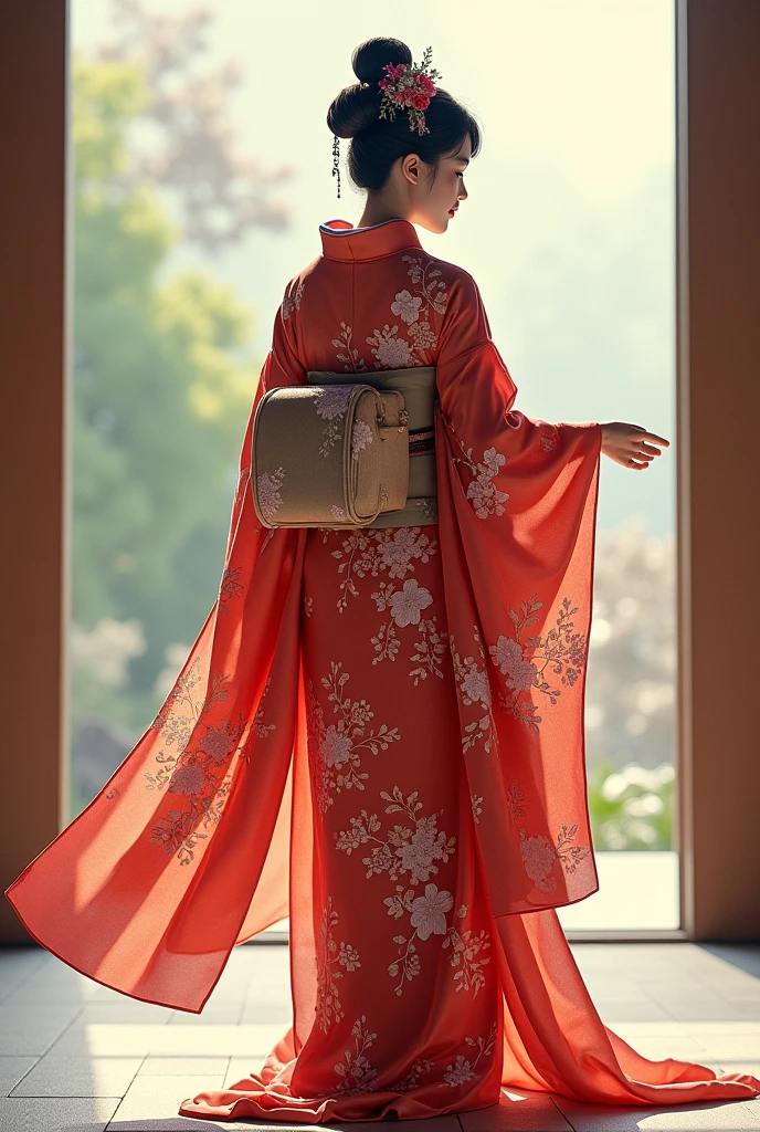 The beauty of Japanese kimono