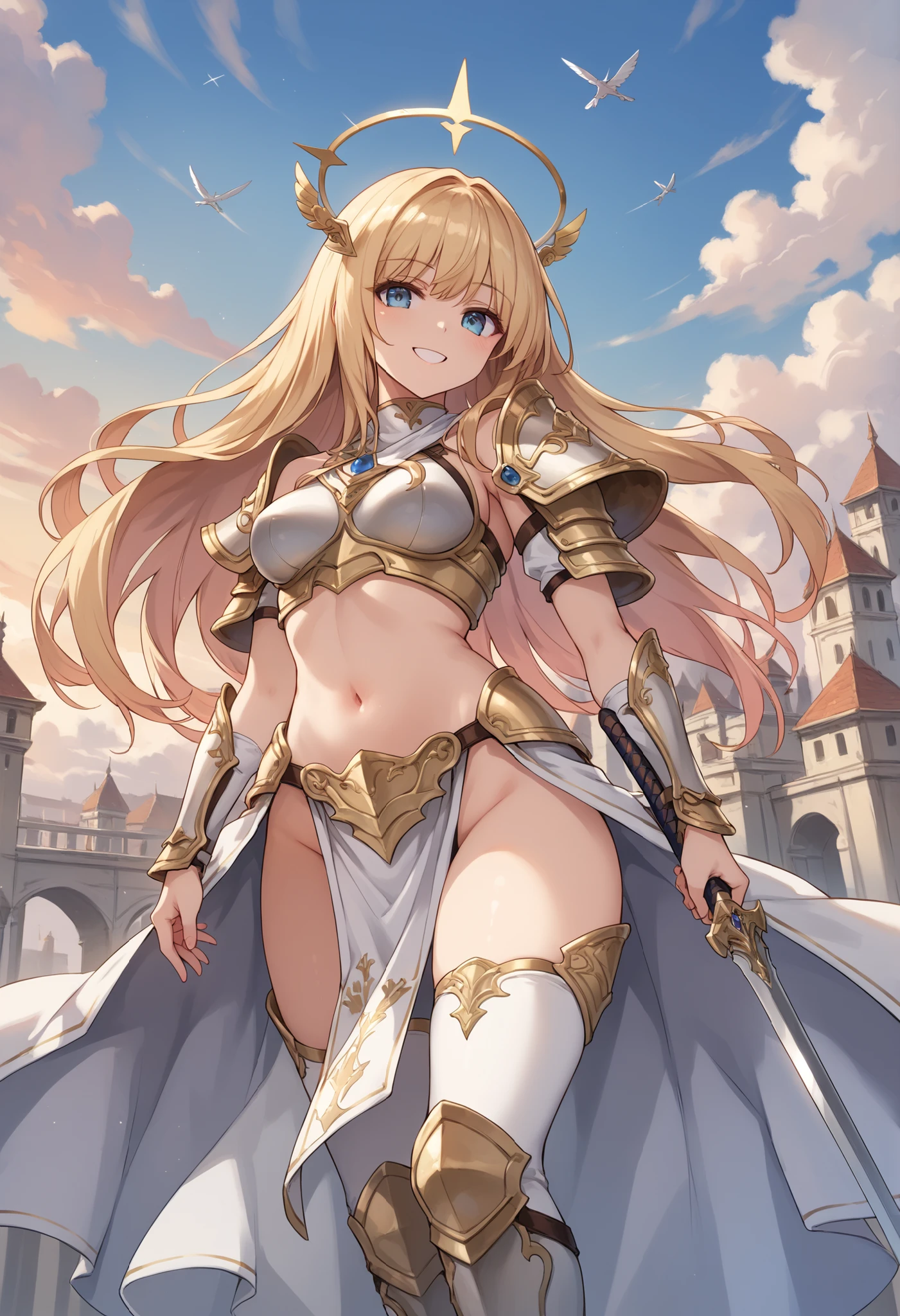 (yuri:1.5), looking at another, (2girls:1.7), (giantess:1.2), (height_difference:1.5), (size_difference:1.3), (giantess:1.1), forest background, nature environment, she is much taller than her, a giantess next to a girl, a giantess looking down at a girl, a giantess, (tall woman:1.4), (adult woman: 1.2), large breasts, navel, panties, happy, (very tall: 1.1), armor, gambeson, shoulderplates, from below, girl next to a giantess, woman, tiny breasts, armor, gambeson, shoulderplates, naked, long hair, embarrassed, scared, brown hair, poor clothing, dirty clothing, (long_hair:1.3), big breasts, catgirl, cameltoe, sweaty