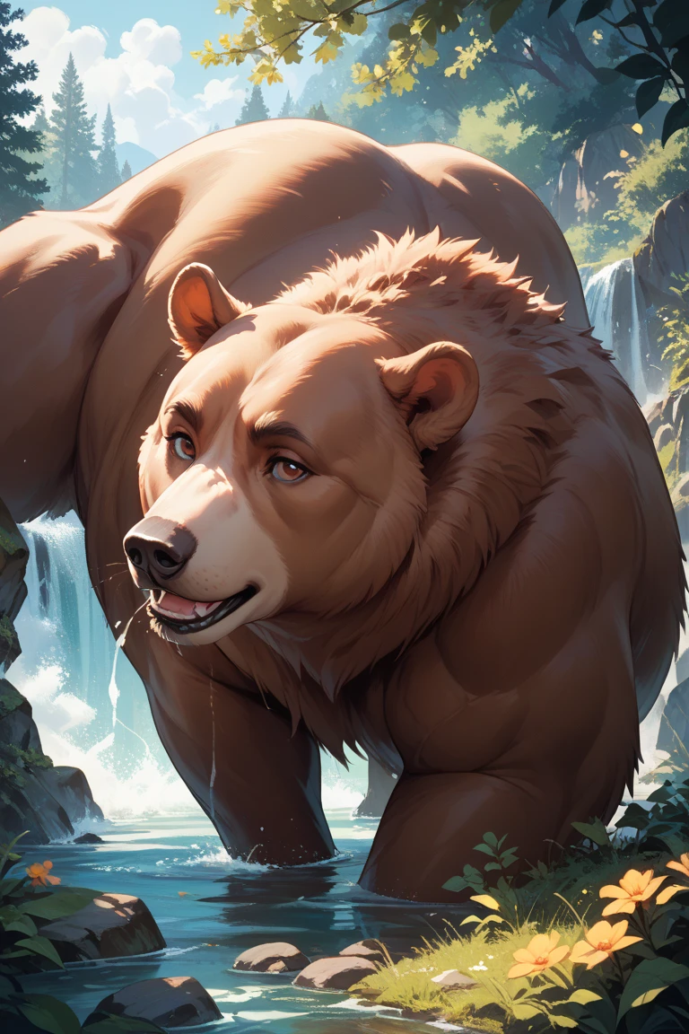 Abstract roaring bear, full color, foggy forest, full HD, 3D, 4K, ultra realistic, ultra detailed, hyper realism, hyper perfectionist, ultra magnificent, highly extraordinary, rigidly sensational, ultra sublime, hyper exquisite, ultra In-depth, hyper-accurate, highly accurate, very thorough, extremely particularized, rich in uniqueness, hyper-pragmatic, abundant in common sense. --auto --s2